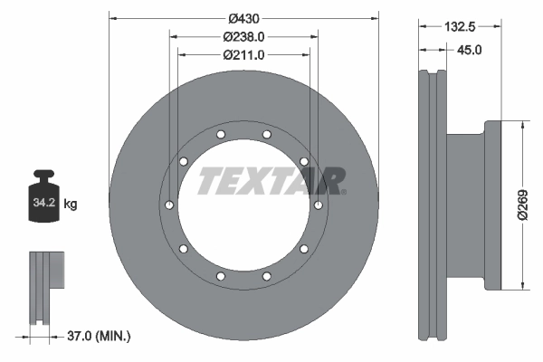 Brake Disc 93087900