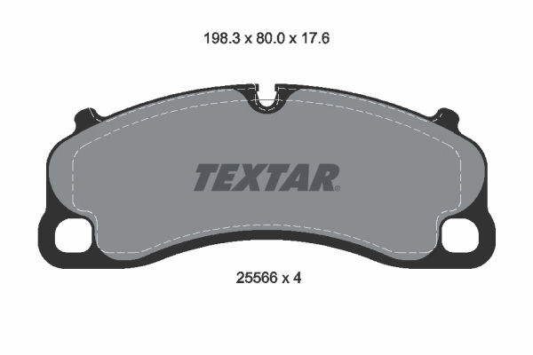 Brake Pad Set, disc brake 2556601