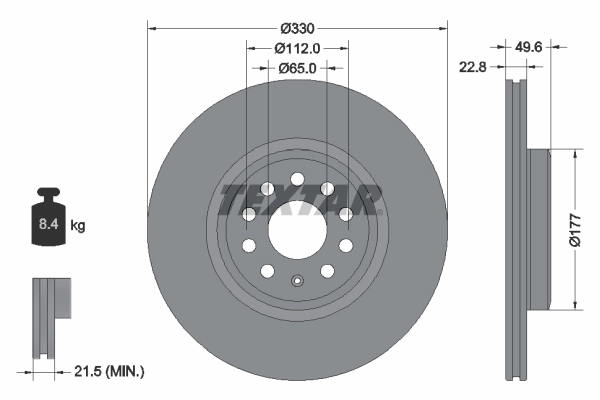 Brake Disc PRO 92327103