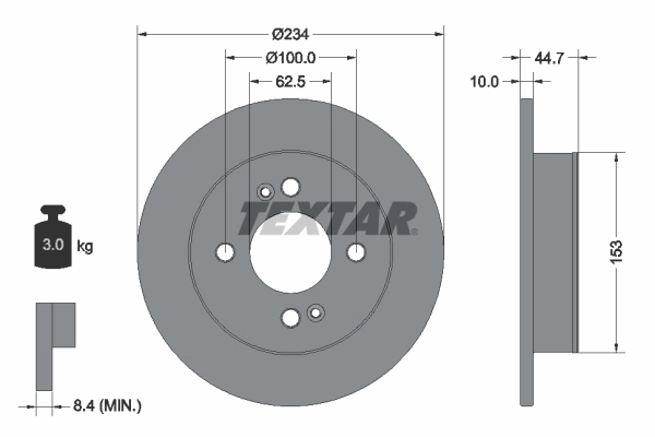 Brake Disc PRO 92291603
