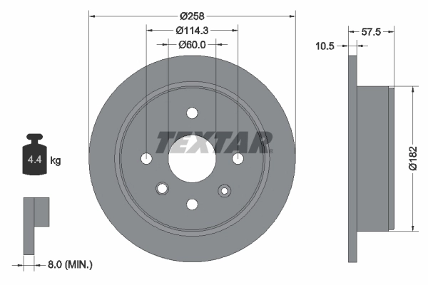 Brake Disc PRO 92163003