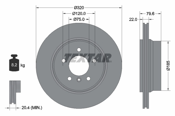 Brake Disc PRO 92141603