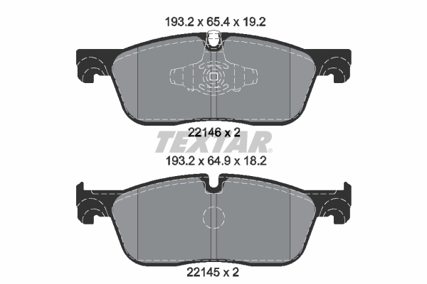 Brake Pad Set, disc brake Q+ 2214601