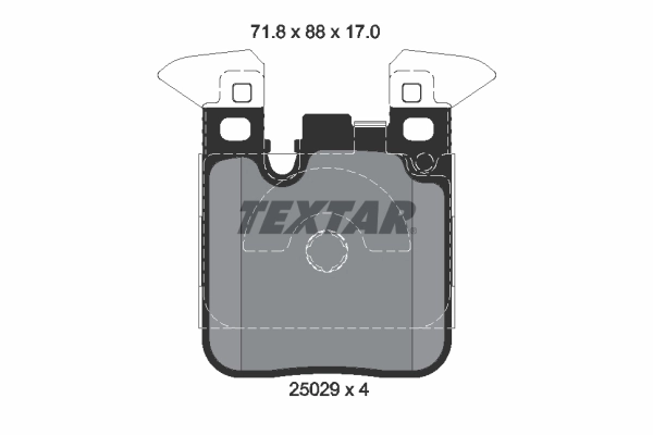 Brake Pad Set, disc brake Q+ 2502902