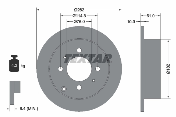 Brake Disc 92130900