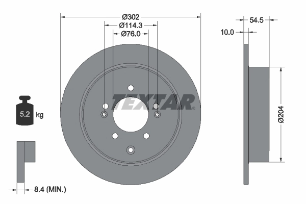 Brake Disc PRO 92293303