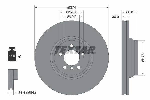 Brake Disc PRO 92123003