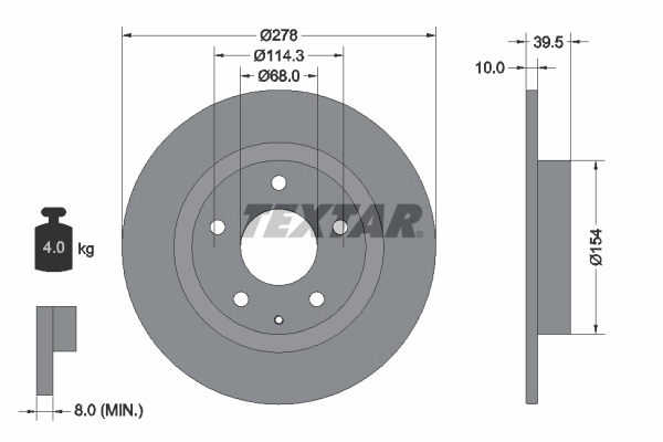 Brake Disc PRO 92254703