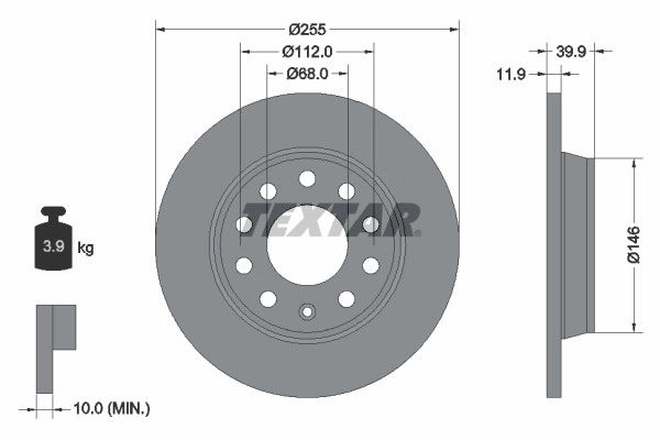 Brake Disc PRO 92106303