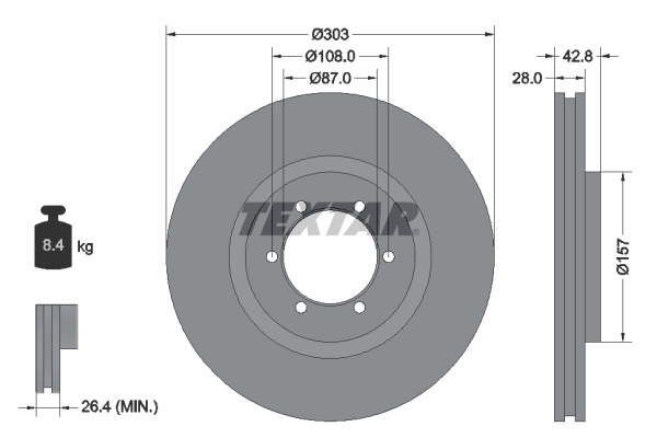 Brake Disc PRO 92180003