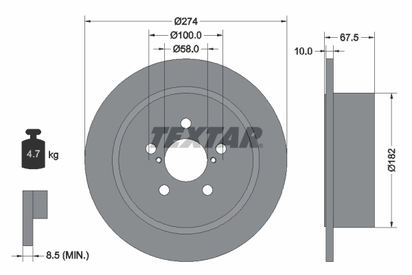 Brake Disc 92167800