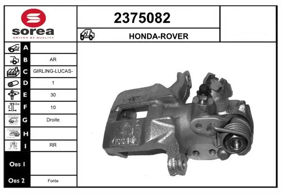 Brake Caliper 2375082
