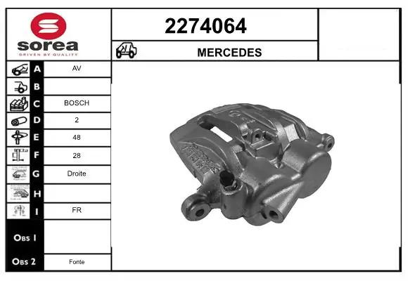 Brake Caliper 2274064