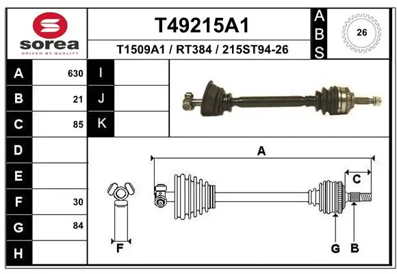 Drive Shaft T49215A1