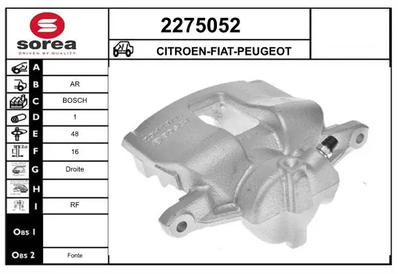 Brake Caliper 2275052