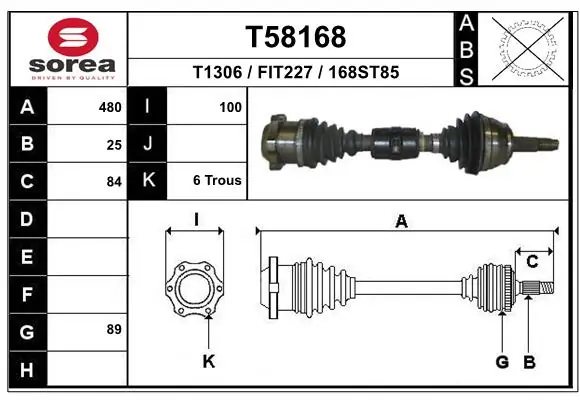 Drive Shaft T58168