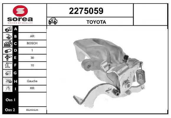 Brake Caliper 2275059