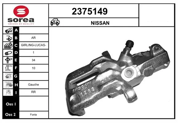 Brake Caliper 2375149
