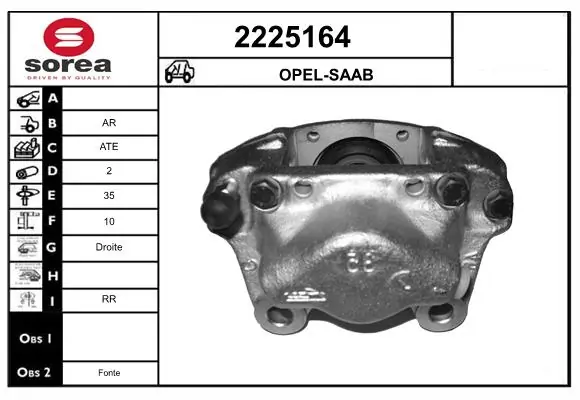Brake Caliper 2225164