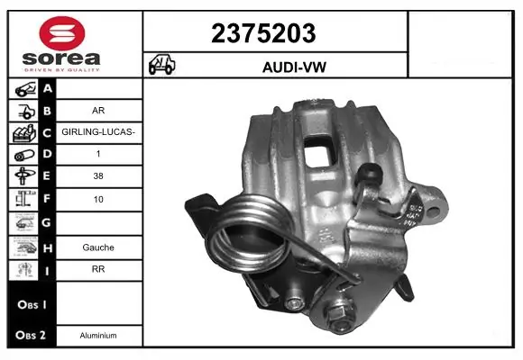 Brake Caliper 2375203
