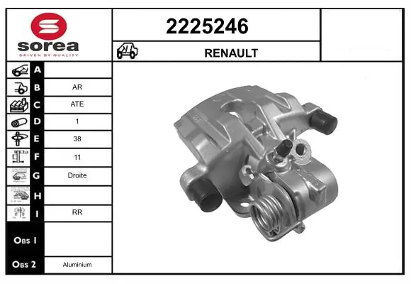 Brake Caliper 2225246