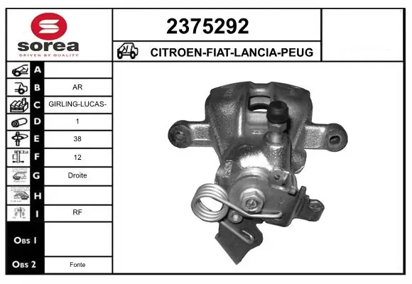 Brake Caliper 2375292