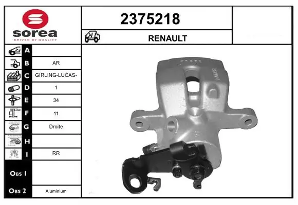 Brake Caliper 2375218