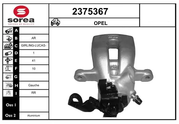 Brake Caliper 2375367