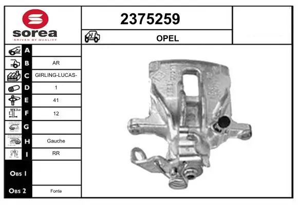 Brake Caliper 2375259