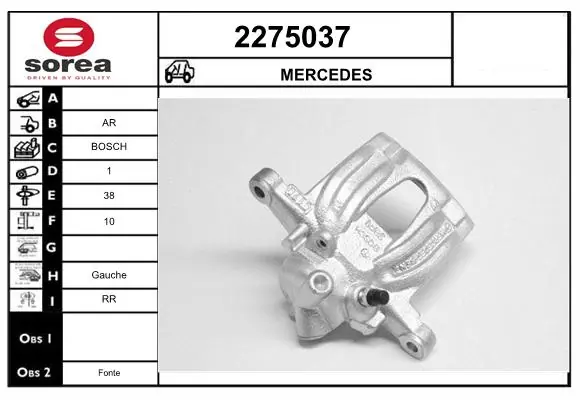 Brake Caliper 2275037
