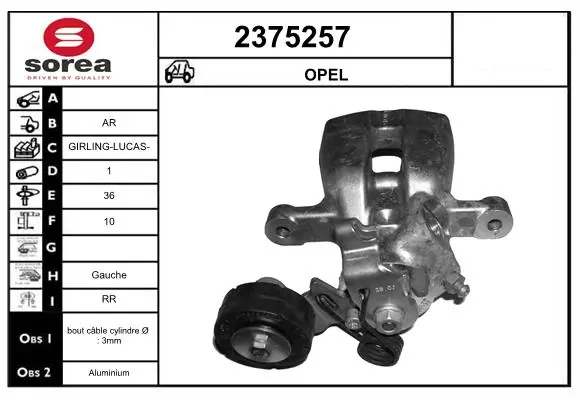 Brake Caliper 2375257