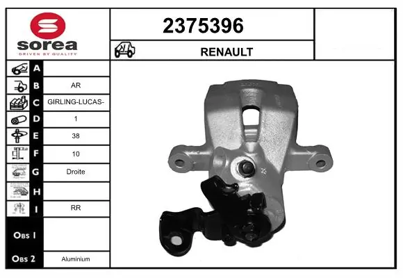 Brake Caliper 2375396
