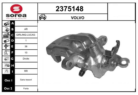 Brake Caliper 2375148