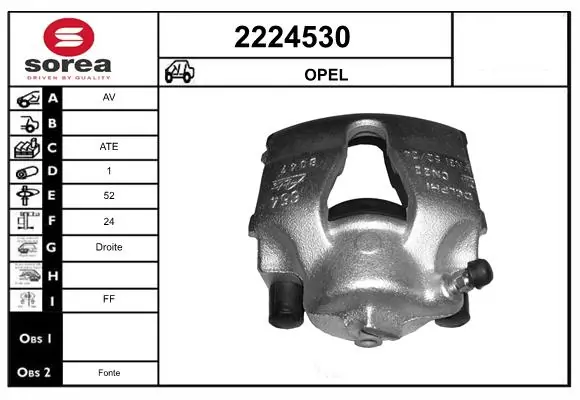 Brake Caliper 2224530