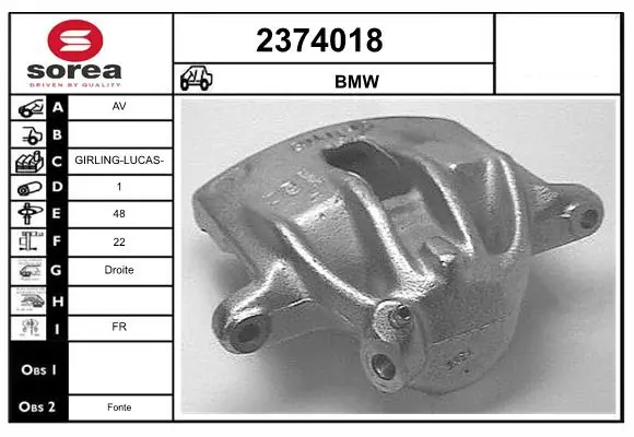 Brake Caliper 2374018
