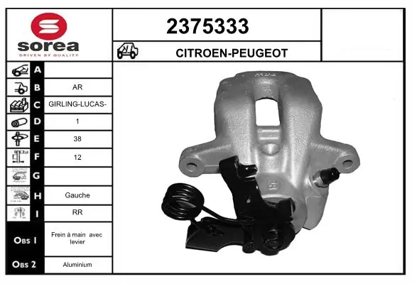 Brake Caliper 2375333