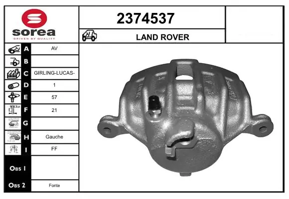 Brake Caliper 2374537