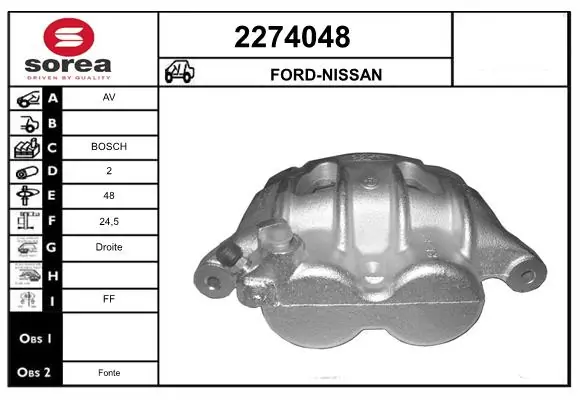 Brake Caliper 2274048