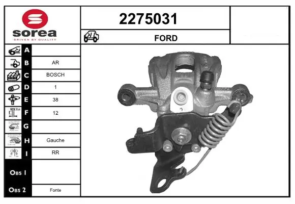 Brake Caliper 2275031