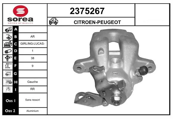 Brake Caliper 2375267