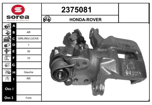 Brake Caliper 2375081