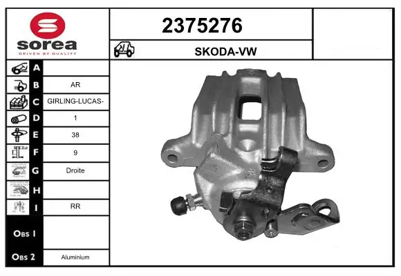 Brake Caliper 2375276