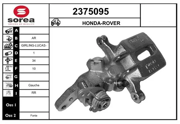 Brake Caliper 2375095