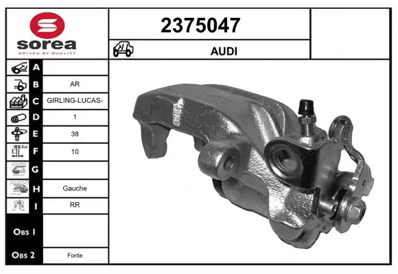 Brake Caliper 2375047