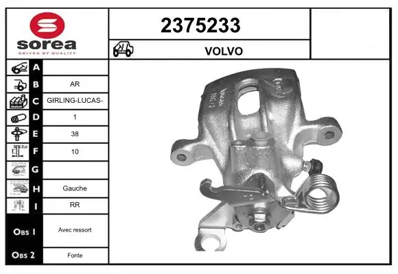 Brake Caliper 2375233