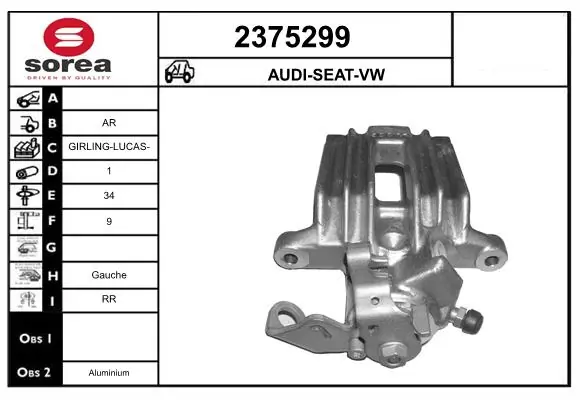 Brake Caliper 2375299