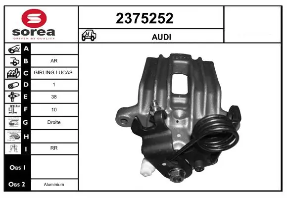 Brake Caliper 2375252