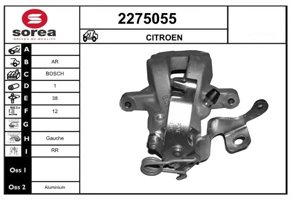 Brake Caliper 2275055