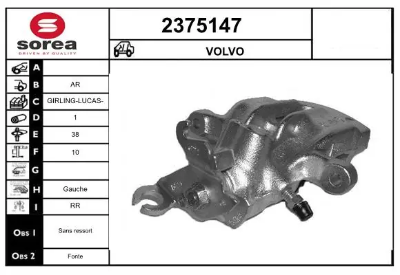 Brake Caliper 2375147