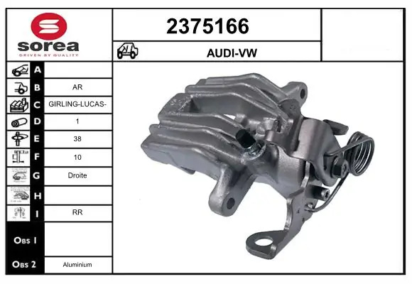 Brake Caliper 2375166